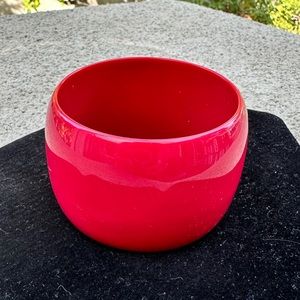 Red Plastic Bangle